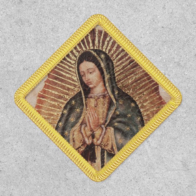 Virgin Mary Lady of Guadalupe Spanish Catholic Patch (Front)
