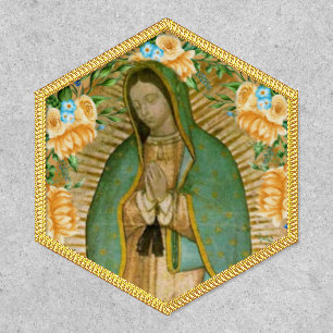 Virgin Mary Lady of Guadalupe Spanish Catholic Patch