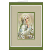 Virgin Mary Madonna Lilies Mental Peace (Front)