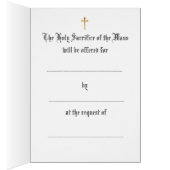 Virgin Mary Mass Offering Card (Inside (Right))