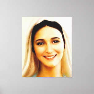 Virgin Mary, Medjugorje Canvas Print