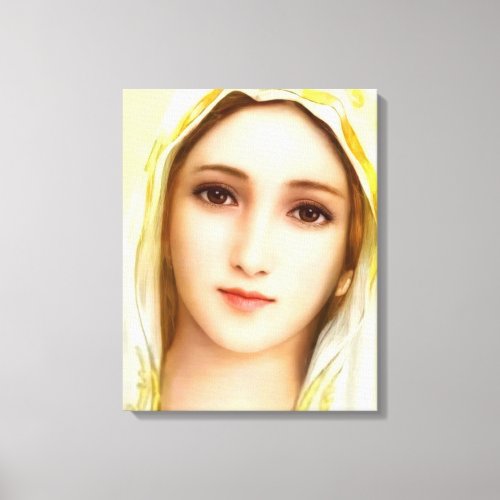 Virgin Mary Mother of God Canvas Print