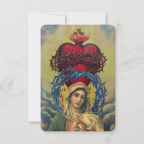 Virgin Mary Mother of Jesus card