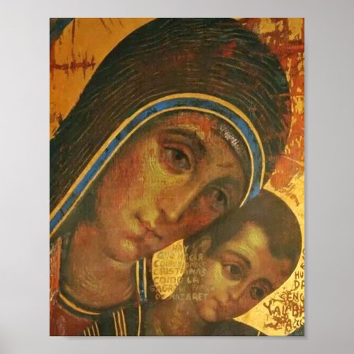 Virgin Mary Neocatechumenal Way Poster