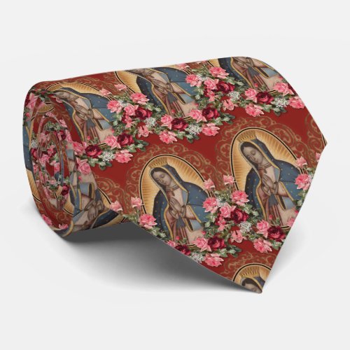 Virgin Mary of Guadalupe Mexico Spanish Neck Tie