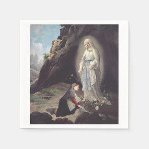 Virgin Mary of Lourdes Napkins