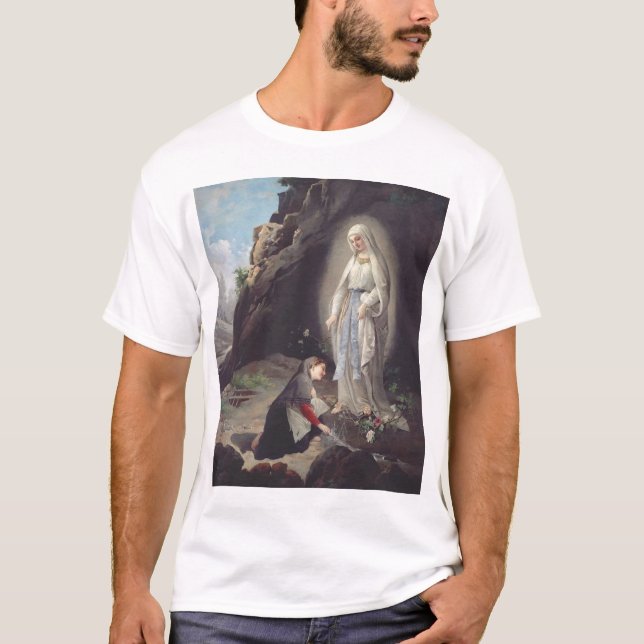 Virgin Mary of Lourdes T-Shirt (Front)