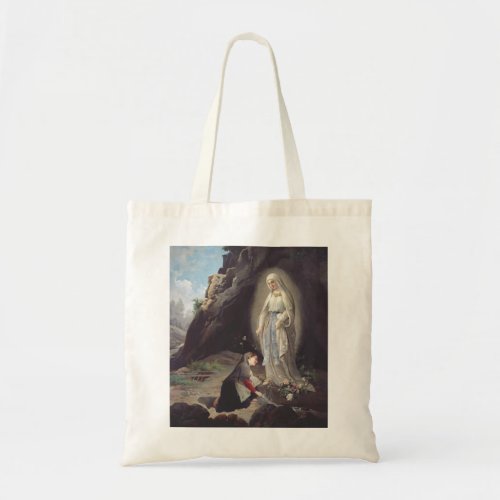 Virgin Mary of Lourdes Tote Bag