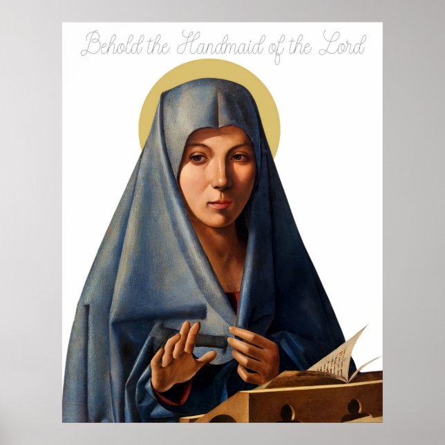 Virgin Mary of the Annunciation Poster (Front)