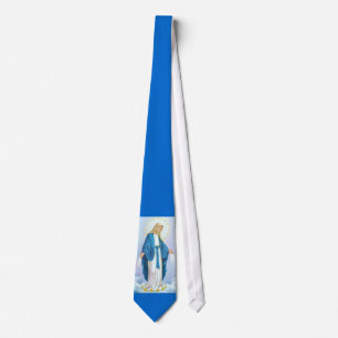 Virgin Mary Our Lady of Grace Necktie 2