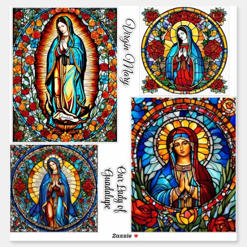 Virgin Mary  Our Lady of Guadalupe 4 Pretty Sticker