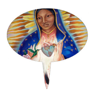 Virgin Mary - Our Lady Of Guadalupe Cake Topper