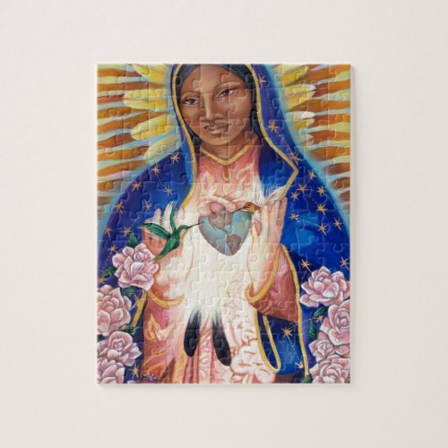 Virgin Mary _ Our Lady Of Guadalupe Jigsaw Puzzle