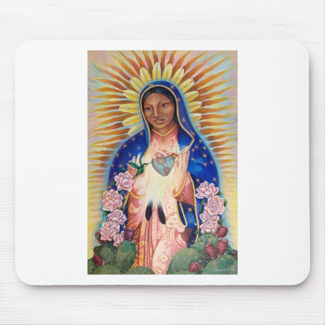 Virgin Mary - Our Lady Of Guadalupe Mouse Pad (Front)