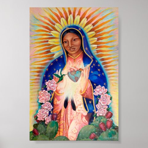 Virgin Mary _ Our Lady Of Guadalupe Poster Print