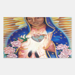 Virgin Mary - Our Lady Of Guadalupe Rectangular Sticker