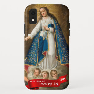 Virgin Mary Our Lady of Ocotlan Catholic Religious iPhone XR Case