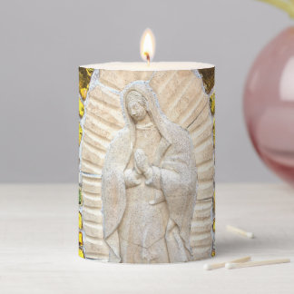 Virgin Mary - Our Lady of the Poor Pillar Candle