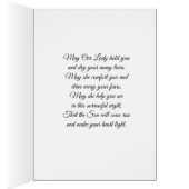 Virgin Mary Pink Roses Sympathy Condolence (Inside (Right))