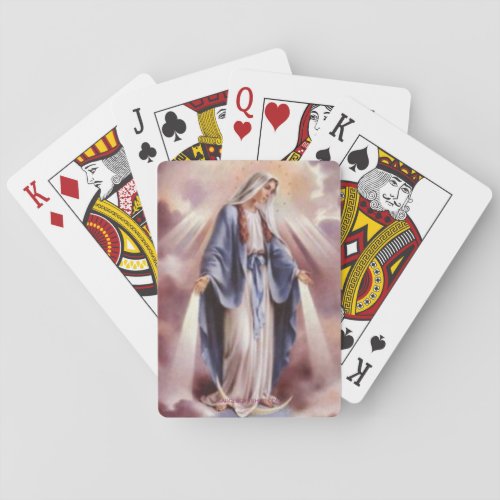 VIRGIN MARY POKER CARDS