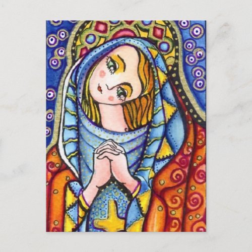 Virgin Mary Postcard