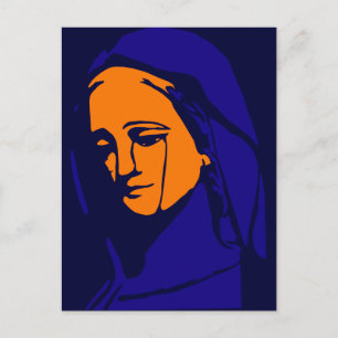 Virgin Mary Postcard