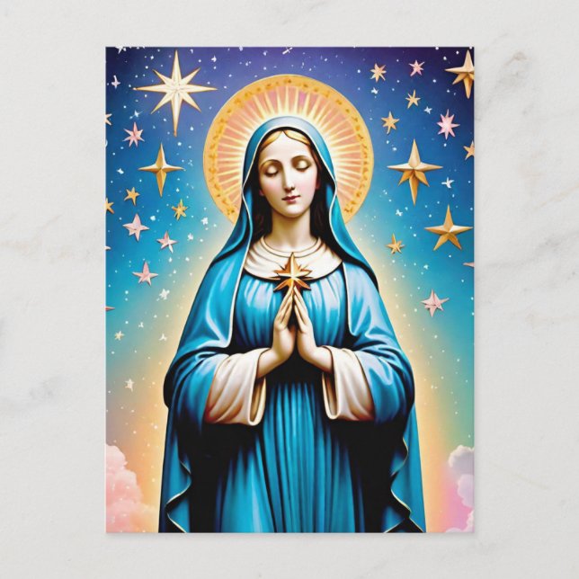 Virgin Mary Postcard  (Front)