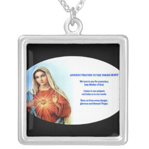 Virgin Mary prayer necklace