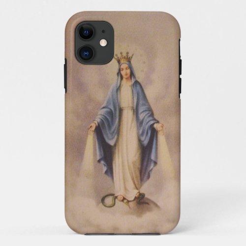 Virgin Mary Queen of Heaven Regina Caeli iPhone 11 Case