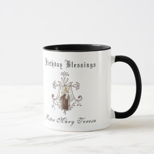 Virgin Mary Religious Catholic Jesus Prayer Mug