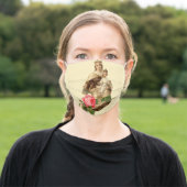 Virgin Mary Religious Mount Carmel Jesus Adult Cloth Face Mask (Outside)