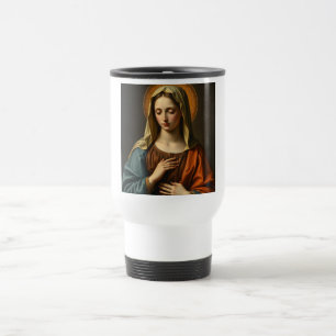 Virgin Mary Renaissance Style Travel Mug