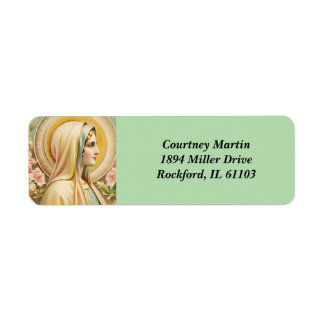 Virgin Mary Return Address Labels