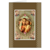 VIRGIN MARY ROSARY CHILD JESUS ROSES (Front)