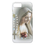 Virgin Mary/rosary Iphone 7 Case at Zazzle