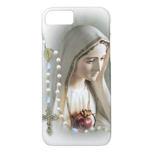 Virgin MaryRosary iPhone 7 CASE