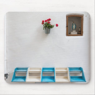 Virgin Mary street altar shrine mousepad