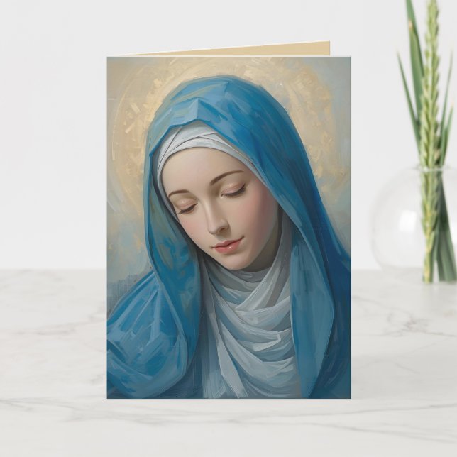 Virgin Mary Sympathy Card (Front)