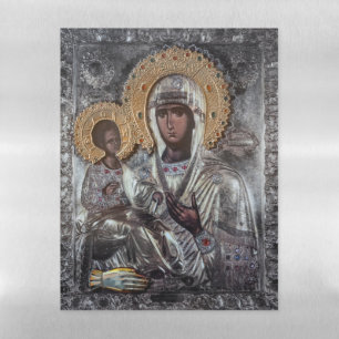Virgin Mary Three-Handed Icon Religious Magnetic Dry Erase Sheet