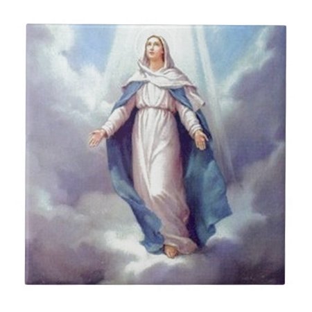 Virgin Mary Tile