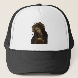 Virgin Mary trucker hat