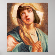 Virgin Mary Uma Thurman Ave Mia Wallace Pulp Fict