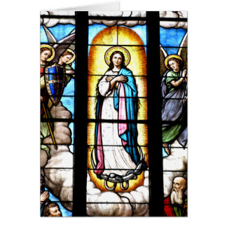 Virgin Mary Window Cards