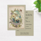 Virgin Mary with Baby Jesus Memorare Holy Card (Desk)