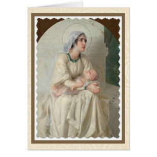 Virgin Mary with Child Jesus sleeping