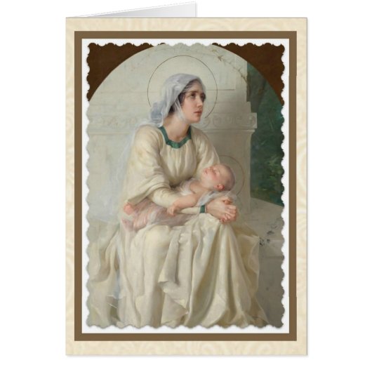 Virgin Mary with Child Jesus sleeping (Front)