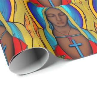 Virgin Mary Wrapping Paper