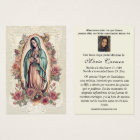 Virgin Mexico Guadalupe Spanish Funeral Prayer