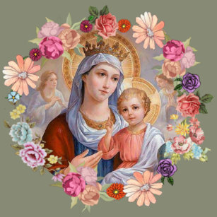 baby jesus and virgin