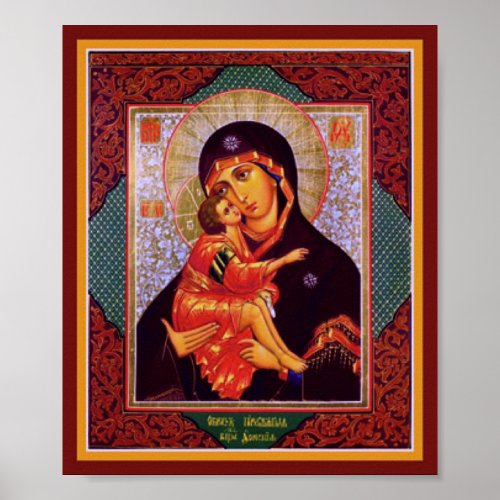 Virgin Mother of Vladimir Poster